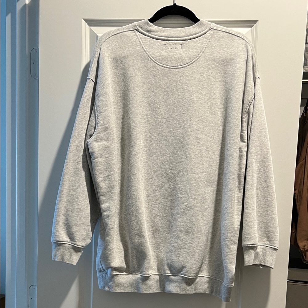 Anine Bing Sport Light Gray Sweatshirt - Picture 6 of 6